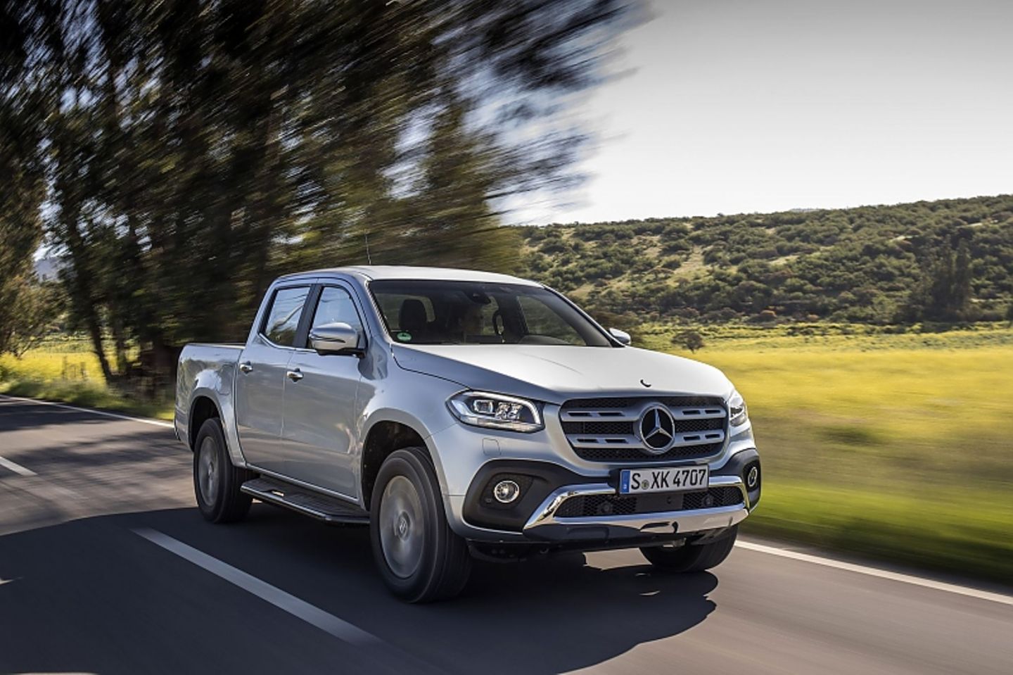 Die Mercedes X-Klasse 250d 4Matic hat 190 PS
