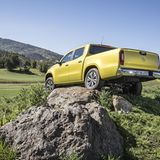 Die Mercedes X-Klasse 250d 4Matic kommt auch im Gelände klar