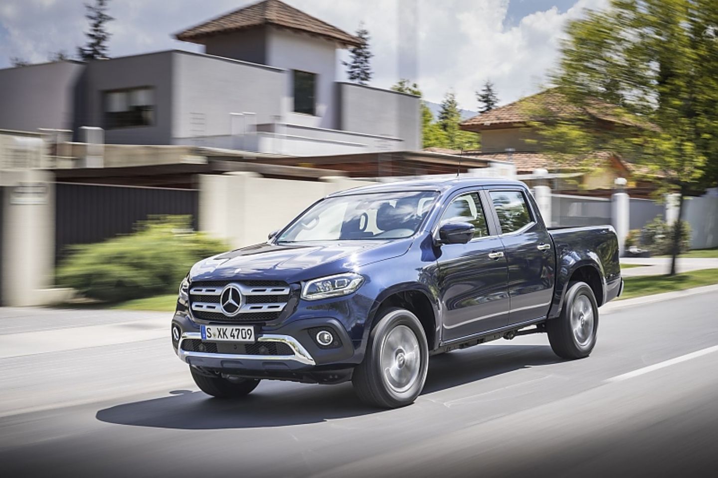 Die Mercedes X-Klasse 250d 4Matic reagiert nicht unmittelbar auf Gaspedalbefehle