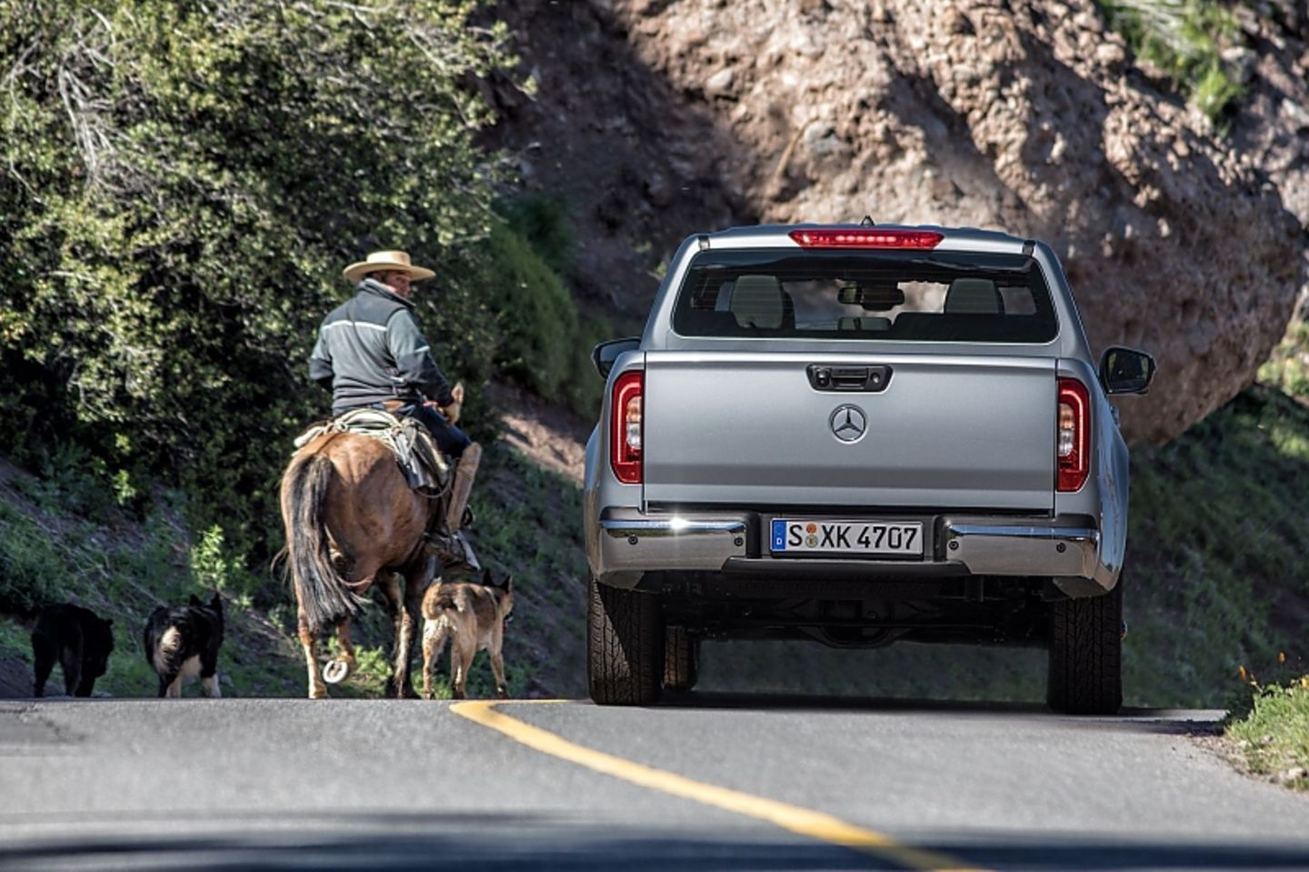 Die Mercedes X-Klasse 250d 4Matic hat ein maximales Drehmoment von 450 Nm