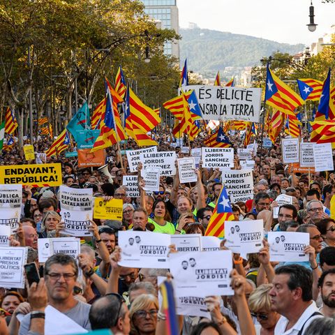 Katalonien Demonstration