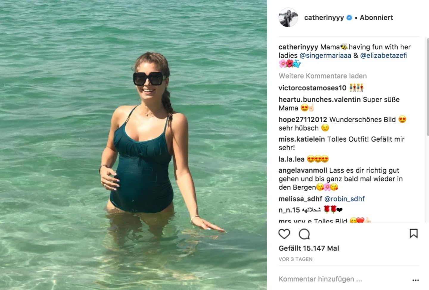 Cathy Hummels - Ihr Style in der Schwangerschaft