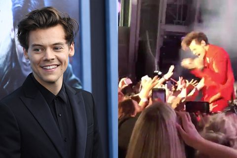 Benefizkonzert: Popsänger Harry Styles wird auf der Bühne sexuell belästigt