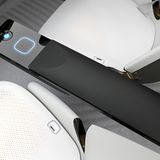 Das Bedienelement ist einer Fernbedienung nachempfunden