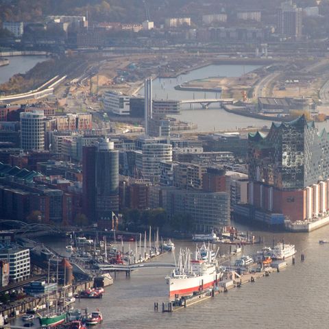 Lonely Planet kürt Top-Reiseziele: Luftaufnahme von Hamburg
