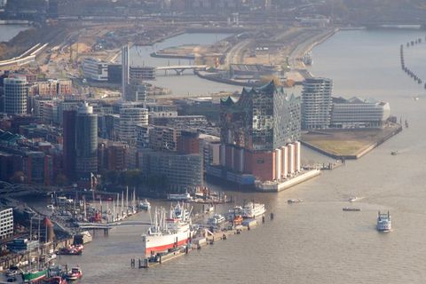 Lonely Planet kürt Top-Reiseziele: Luftaufnahme von Hamburg