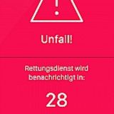 Wird die Unfallwarnung ausgelöst, hat der Fahrer 30 Sekunden Zeit, Entwarnung zu geben