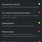 Der Funktionsumfang ist abhängig von den Daten, die über die Diagnose-Schnittstelle freigegeben werden