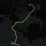 Die Fahrtstrecke wird genau aufgezeichnet und bei Bedarf visuell gezeigt