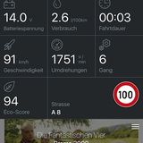 Nebenbei kann auch die Playlist abgehört werden