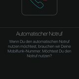 Der Notruf wird erst nach einem Kontrollanruf ausgelöst