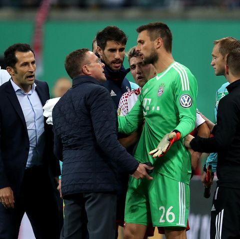 Rudelbildung um Ralf Rangnick