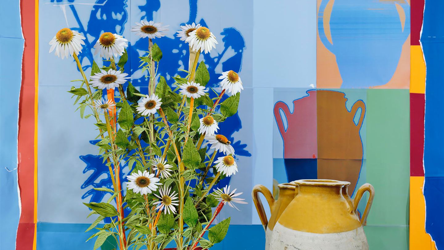 Stillleben mit Äpfeln und Echinacea, 2016.  Dieses und weitere Motive finden Sie hier.