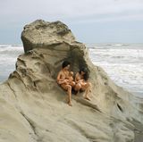 Stillende Mütter am Ruby Beach in Washington, 2006.  Dieses und weitere Motive finden Sie hier.