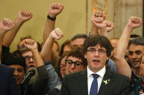 Katalonien-Krise: Regionalpräsident Puigdemont hält Ansprache zu Absetzung durch Madrid