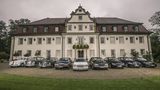 Mercedes S Klasse am Schloss Friedrichsruhe