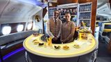 Eine weitere Besonderheit bei Emirates: Die Bar im Heck des Oberdecks, die Passagieren der First und Business Class vorbehalten bleibt.