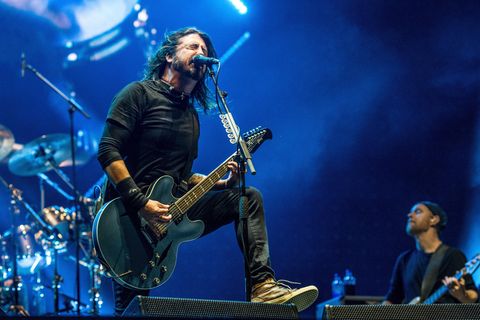 Rock am Ring und Rock im Park: Die Band "Foo Fighters" während eines Auftritts in New Orleans, USA