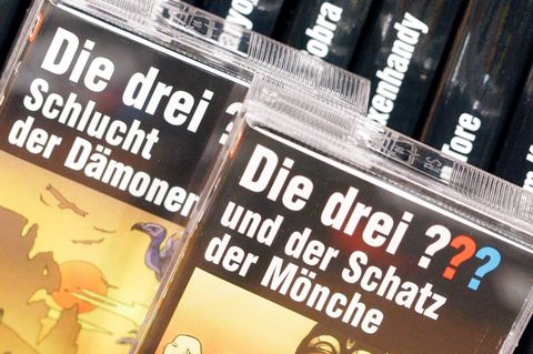 Auch die neueren Folgen der "Drei Fragezeichen" erscheinen noch auf Kassette