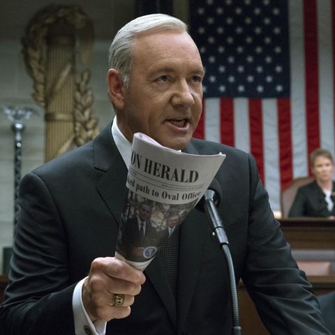 Kevin Spacey als Frank Underwood in der Netflix-Serie "House of Cards". Nach der sechsten Staffel ist Schluss.