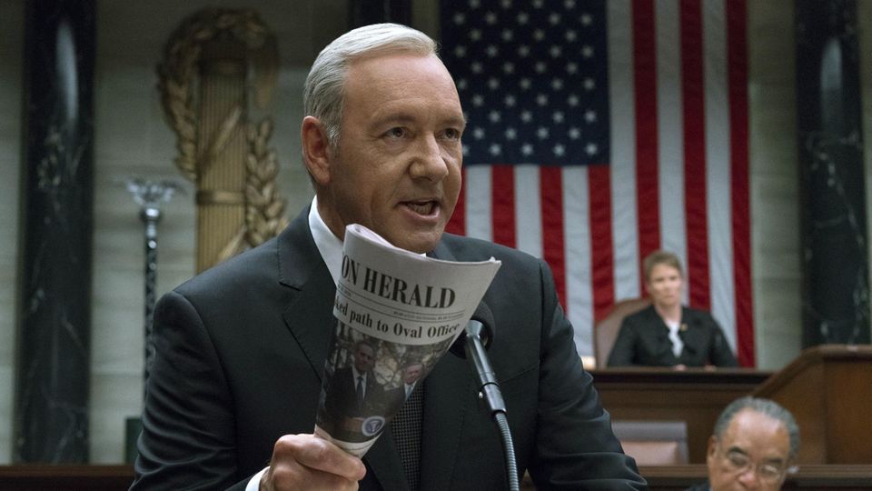 Kevin Spacey als Frank Underwood in der Netflix-Serie "House of Cards". Nach der sechsten Staffel ist Schluss.