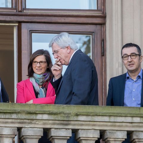 (Raucher-)pause für die Jamaika-Sondierer am Mittag in Berlin