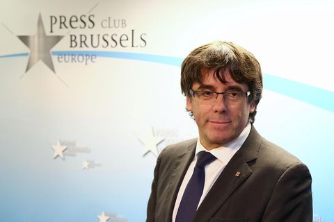 Carles Puigdemont am 31.10.2017 in Brüssel