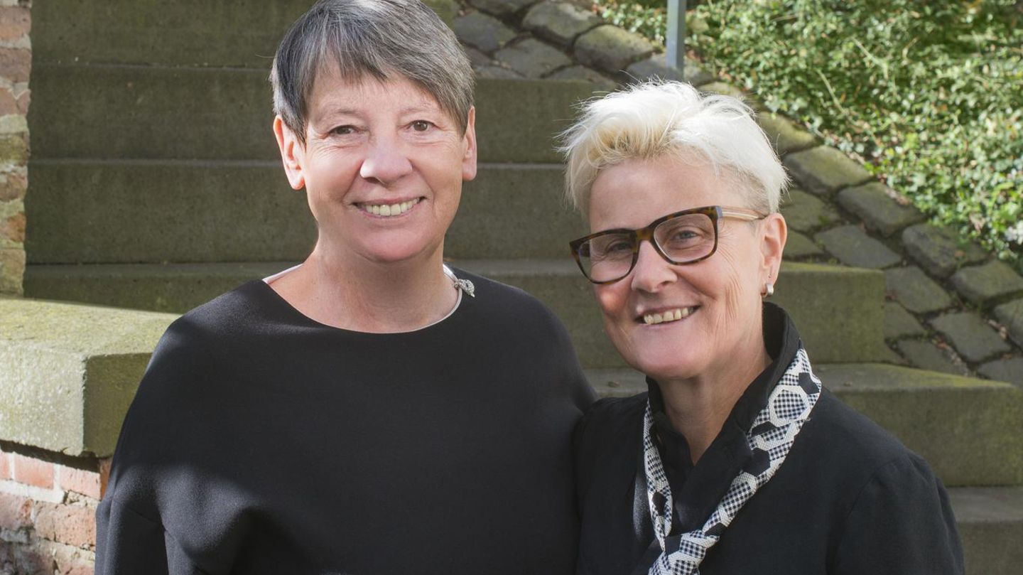 Umweltministerin Barbara Hendricks und ihre Frau Valérie Vauzanges