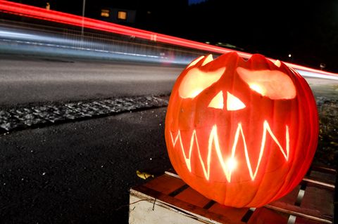 Halloween war einmal mehr Großkampftag für die Polizei in Deutschland (Symbolbild)