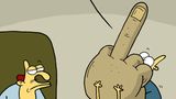 Cartoons von Martin Zak: Du hast da was im Mundwinkel