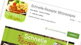 Blitzrezepte  Wer ganz schnell doch noch selbst was zubereiten möchte, findet mit dieser App neben den Nudel- und Fleischklassikern auch ausgefallene Rezeptvorschläge, die in wenigen Minuten umsetzbar sind.