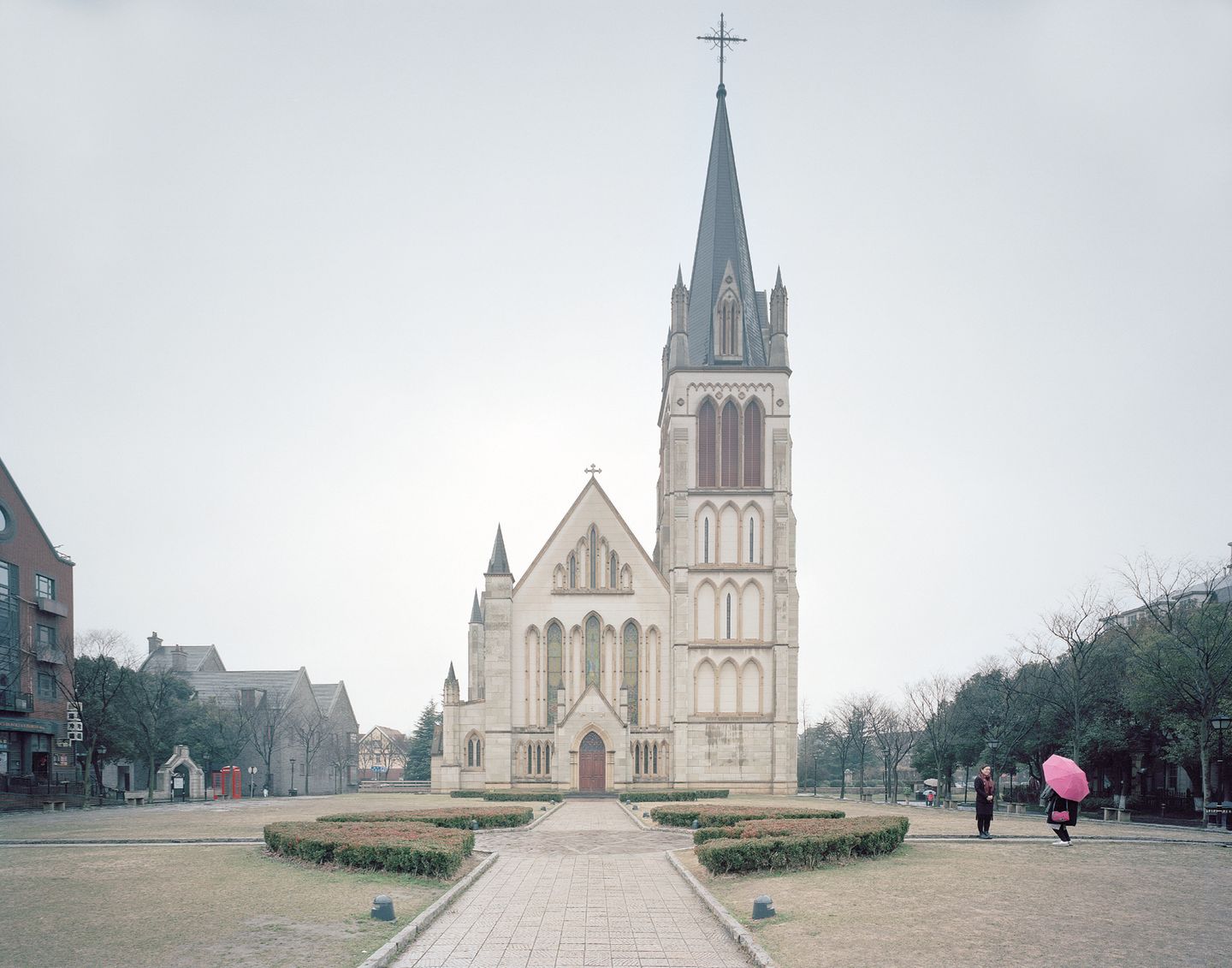 Der Nachbau einer englischen Kirche in China