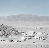 Eine wüstenähnliche Landschaft wie in Afghanistan: Das militärische Übungsgebiet Tiefort City in Kalifornien, auf halben Wege zwischen Los Angeles und dem Death Valley gelegen.