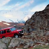 Mercedes G-Klasse - auch im harten Gelände eine Bank