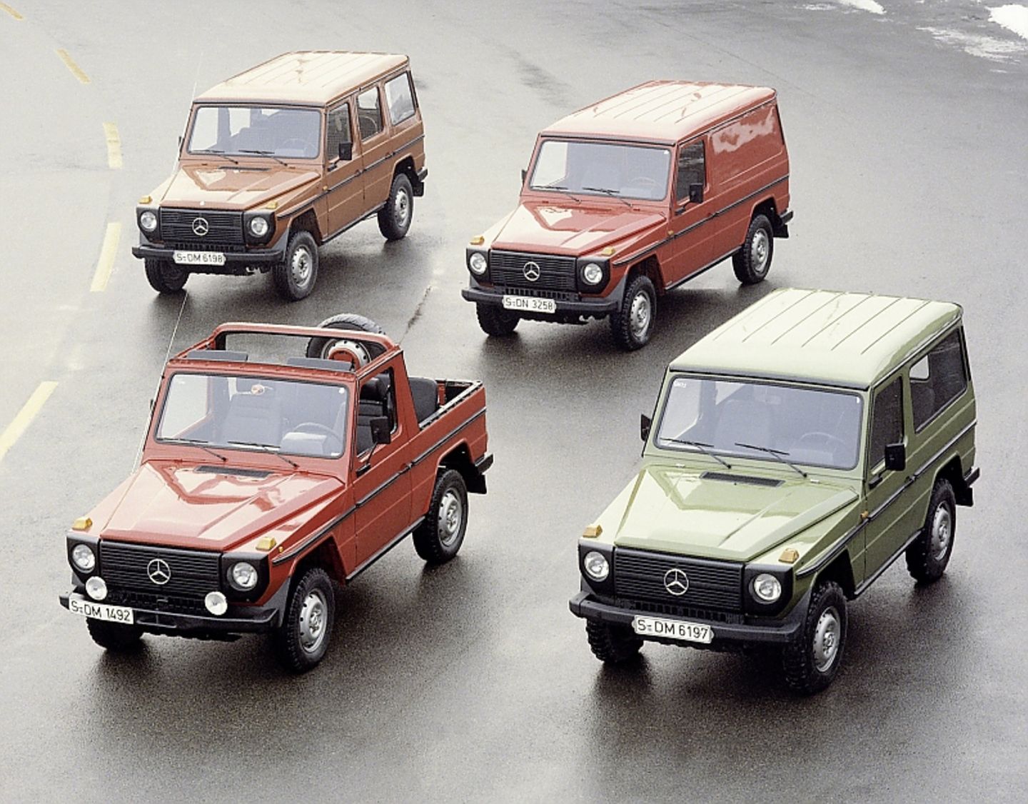 Mercedes G-Klasse - die ersten Modelle Ende der 70er Jahre
