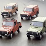 Mercedes G-Klasse - die ersten Modelle Ende der 70er Jahre