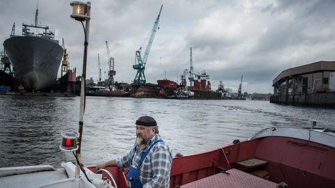 Kay Grabowski ist Werftarbeiter auf der Flint Werft