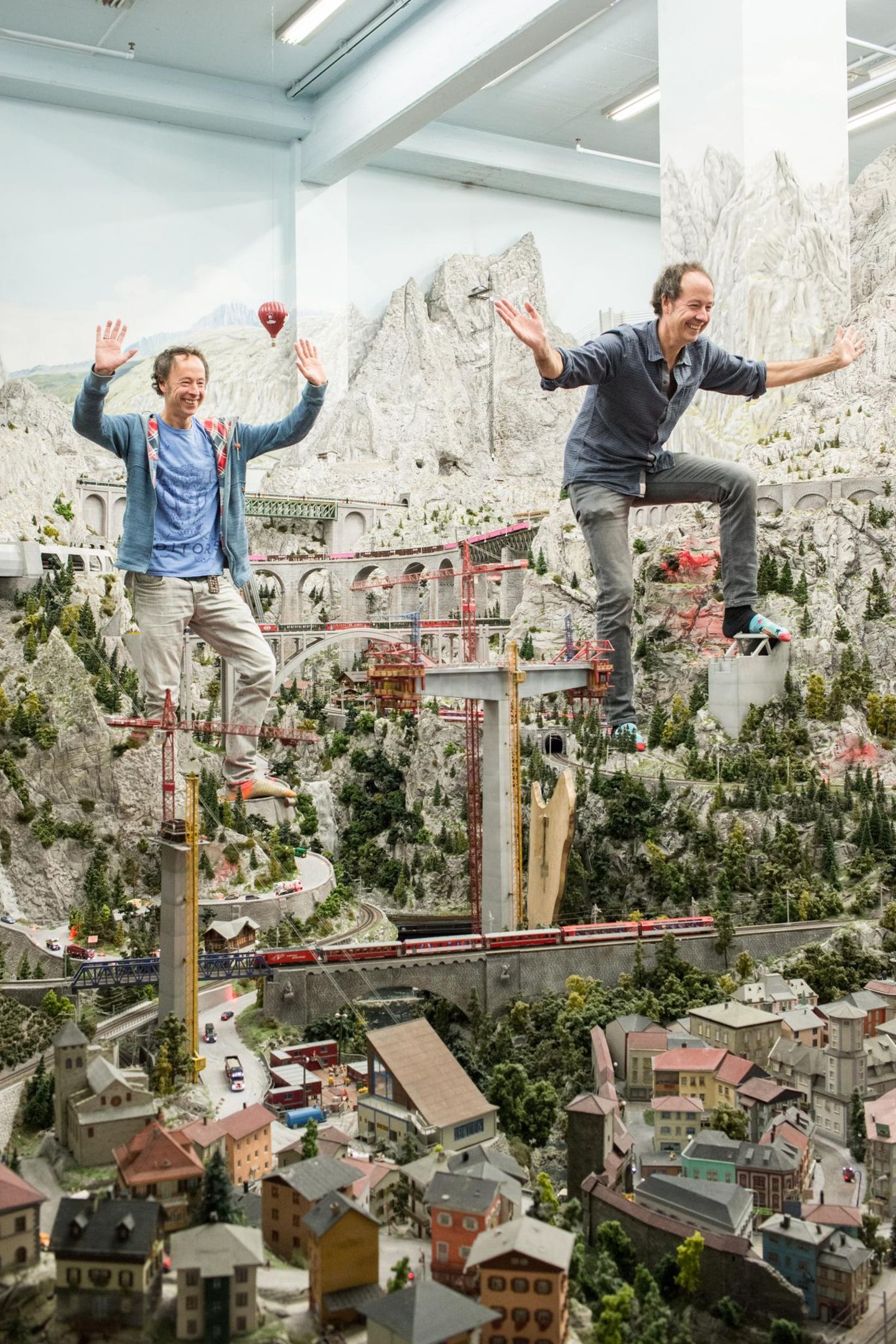 Geriet und Frederik Braun, Gründer und Inhaber vom Miniaturwunderland