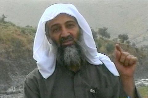 Osama bin Laden bei Al Jazeera im arabischen Fernsehen