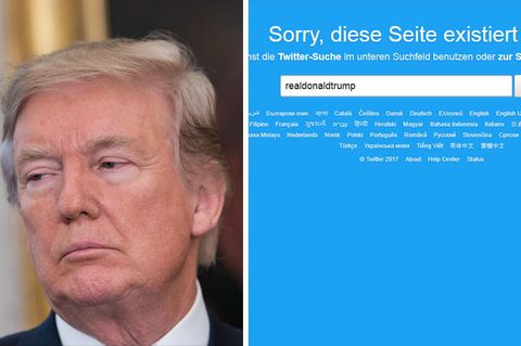 US-Präsident Donald Trump musste kurzzeitig aufs Twittern verzichten