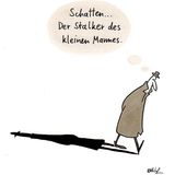 Cartoons von Oliver Ottitsch: Wo ist hier der Stalker?