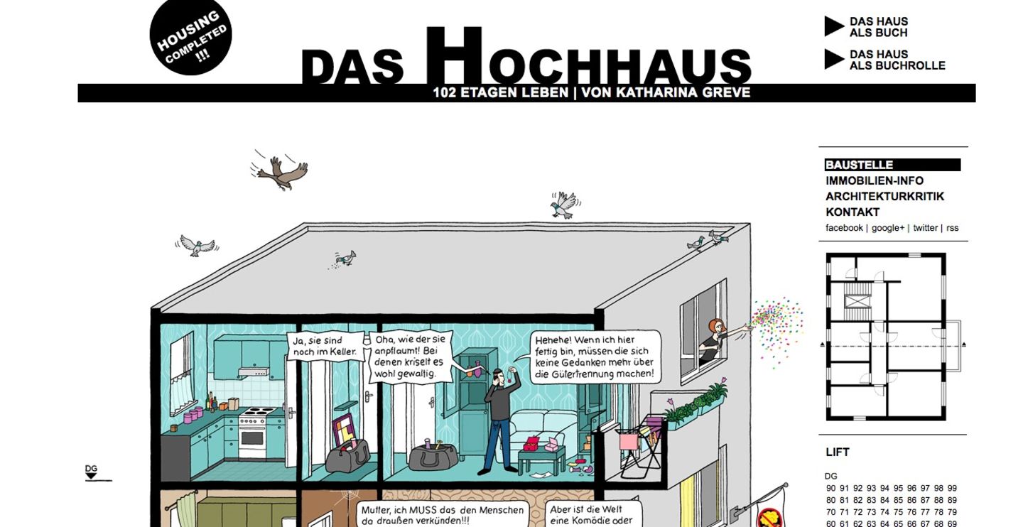 Das Hochhaus - Website        Das Hochhaus - BUCH      Das Hochhaus - BUCHROLLE