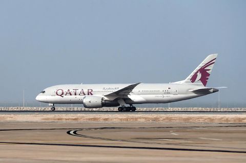 An Bord eines Qatar-Airways-Flugzeuges eskalierte der Ehekrach (Symbolbild)