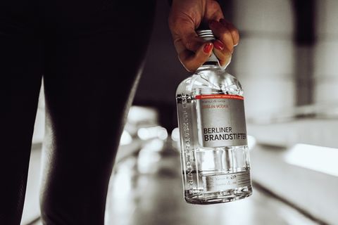 Der Vodka von Berliner Brandstifter hat 43,3 Volumenprozent.