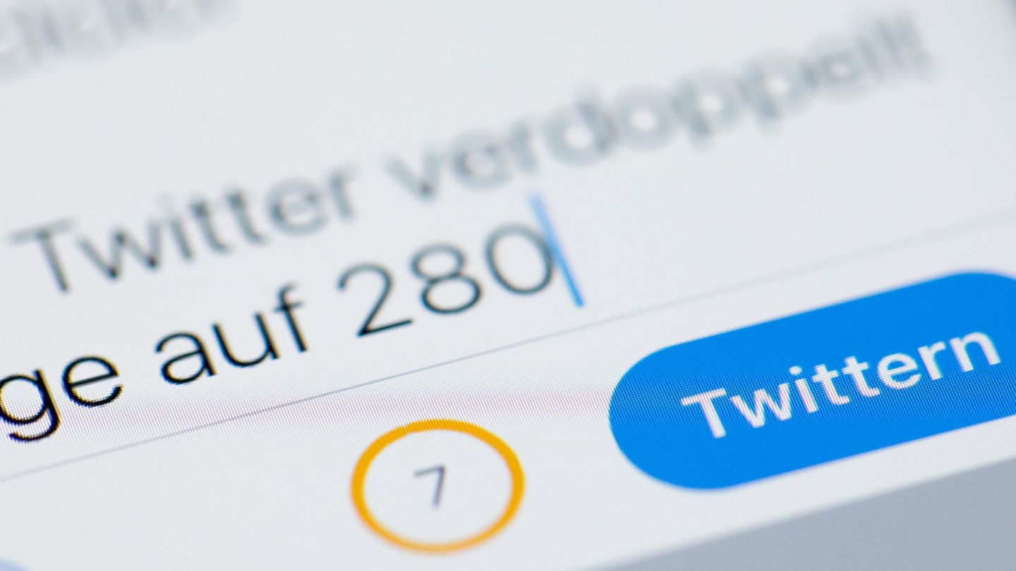 Twitter: Ein Tweet mit 280 Zeichen