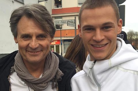 Joshua Kimmich (r.) und Wolfgang Baho