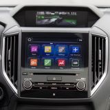 Eine große Touchscreen dominiert im Subaru Impreza das Armaturenbrett