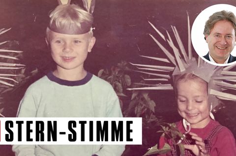 Frank Behrendt beim Kindergartenauftritt