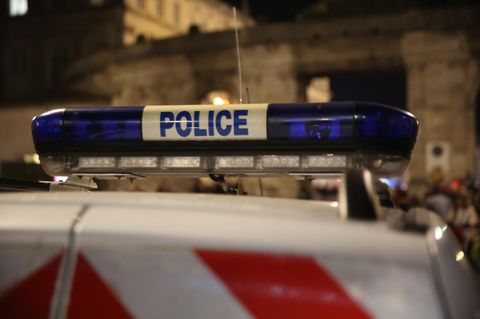 Blaulicht eines Polizeiwagens