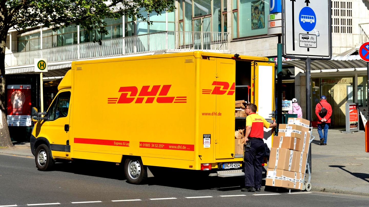 DHL-Fahrer in Berlin